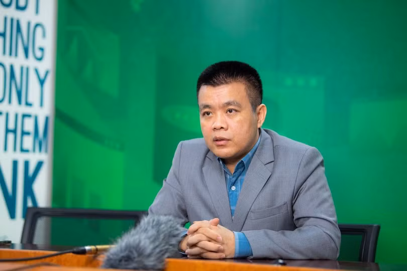 Ông Nguyễn Lâm Thanh, đại diện TikTok Việt Nam, tham gia thảo luận tại Diễn đàn