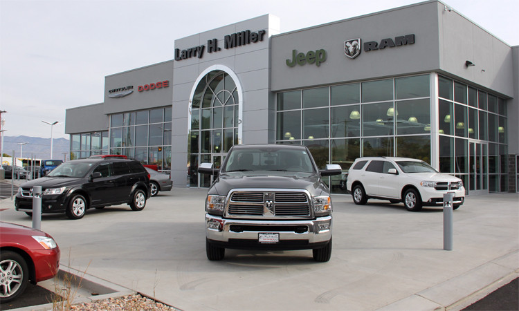 Một đại lý Chrysler-Jeep-Dodge-Ram ở bang Utah, Mỹ. Ảnh: Digital Dealer 