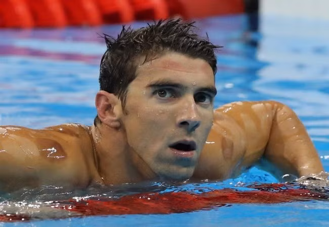 Huyền thoại Olympic Michael Phelps (Ảnh AP)