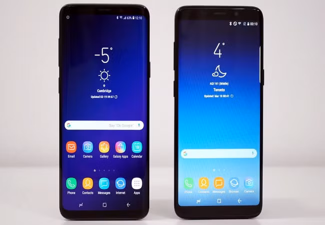 Bằng mắt thường rất khó để phân biệt được đâu là một chiếc Galaxy S9 giả (Ảnh minh họa)