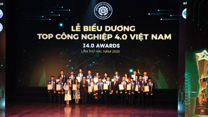 Các đơn vị được biểu dương tại chương trình TOP Công nghiệp 4.0 Việt Nam