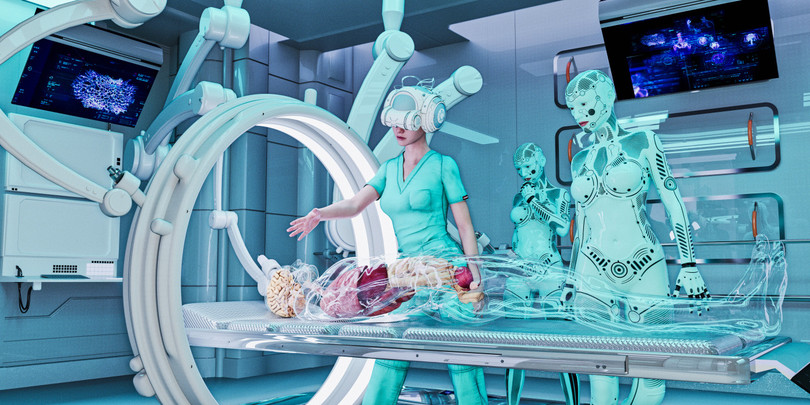 Ý tưởng mang tính đột phá trong ngành phẫu thuật của Vicarious Surgical. Ảnh: TechCrunch. 