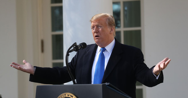 Tổng thống Mỹ Donald Trump. ẢNH: BLOOMBERG