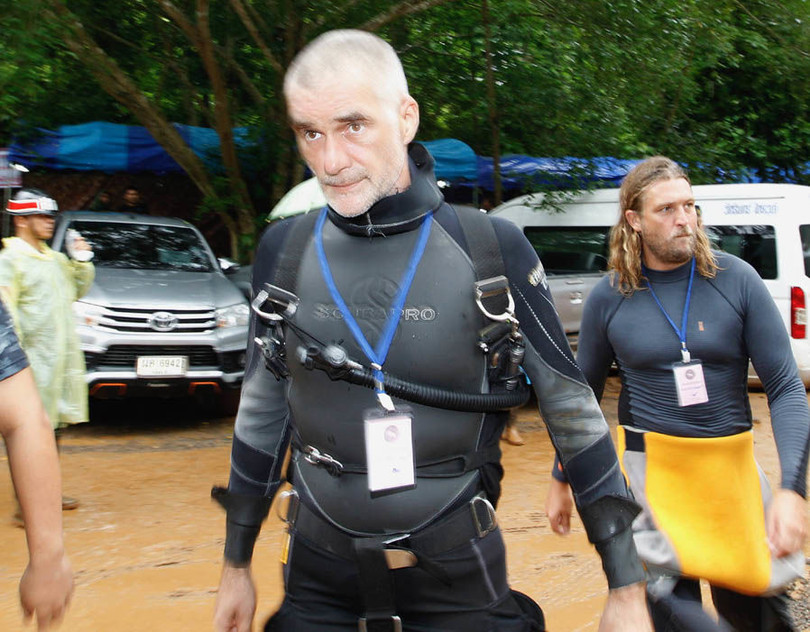 Một thợ lặn người Úc tham gia cứu hộ