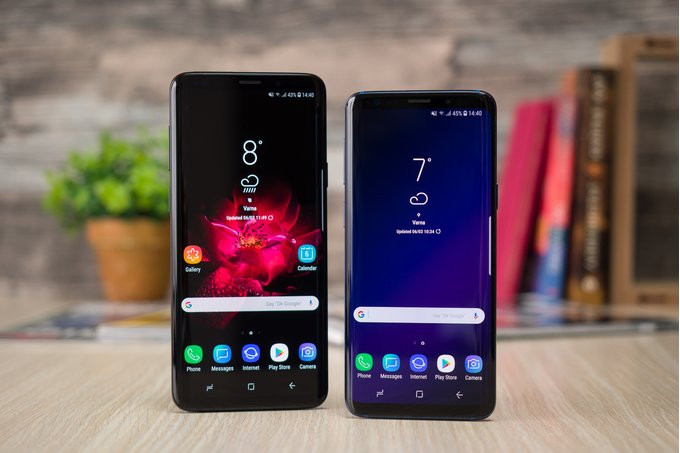 Galaxy S9 và S9+ (ảnh: Phone Arena) 