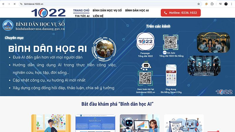 Đà Nẵng triển khai bình dân học vụ số nhằm nâng cao năng lực số cho người dân và công chức.