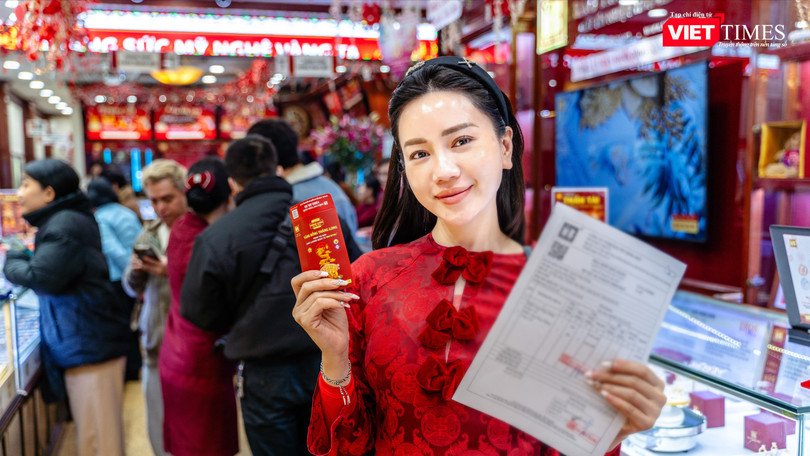 Vàng miếng SJC tăng nhẹ 400.000 đồng/lượng. Ảnh minh hoạ.