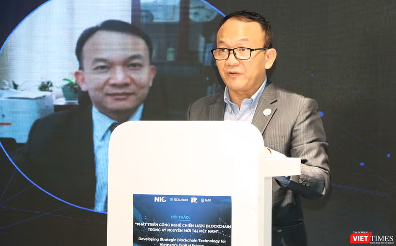 Ông Nguyễn Thanh Tuyên chia sẻ nhận định về tầm quan trọng của Blockchain với nền kinh tế số