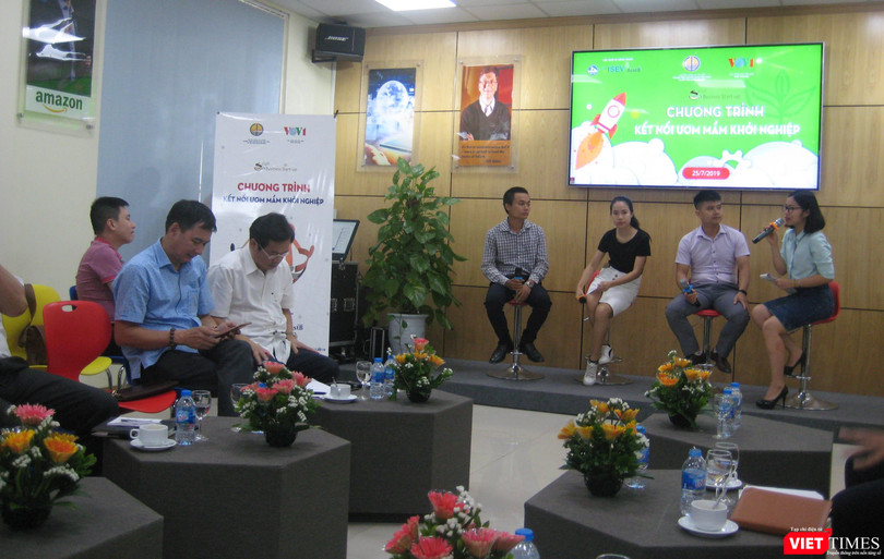 3 nhóm khởi nghiệp trong phần giao lưu của ban tổ chức