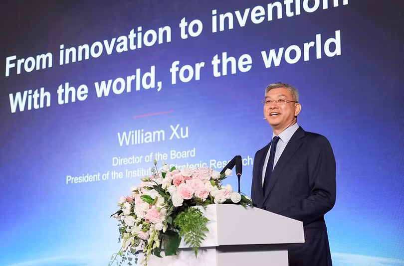 ông William Xu - Chủ tịch Viện nghiên cứu chiến lược của Huawei