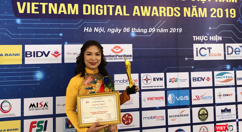 bà Đinh Thị Thúy - Tổng Giám đốc Công ty cổ phần MISA (ảnh: Khánh Linh)