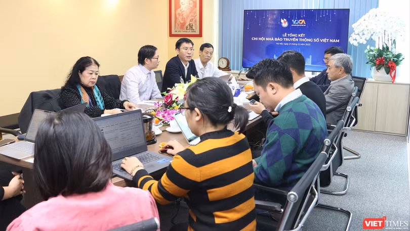 Chi hội Nhà báo Truyền thông số họp tổng kết hoạt động năm 2023 và triển khai nhiệm vụ 2024
