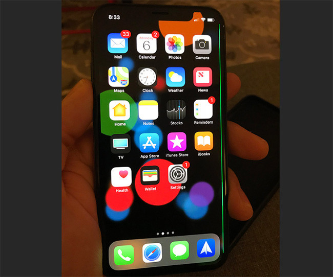 iPhone X dính lỗi sọc màn giống Galaxy S7 edge ảnh 4