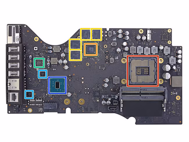 “Mổ bụng” iMac 2017 màn hình 21,5 inch Retina 4K ảnh 15