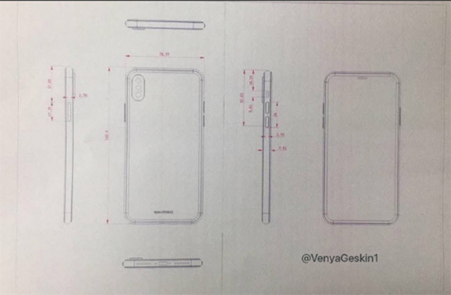 Bản vẽ “cuối cùng” hé lộ iPhone 7s Plus và iPhone 8 ảnh 1