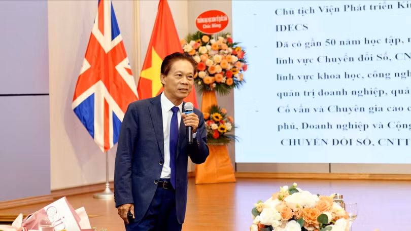 Ông Đặng Vũ Tuấn, Phó Chủ tịch VDCA phát biểu tại sự kiện (nguồn: ĐHKTQD)