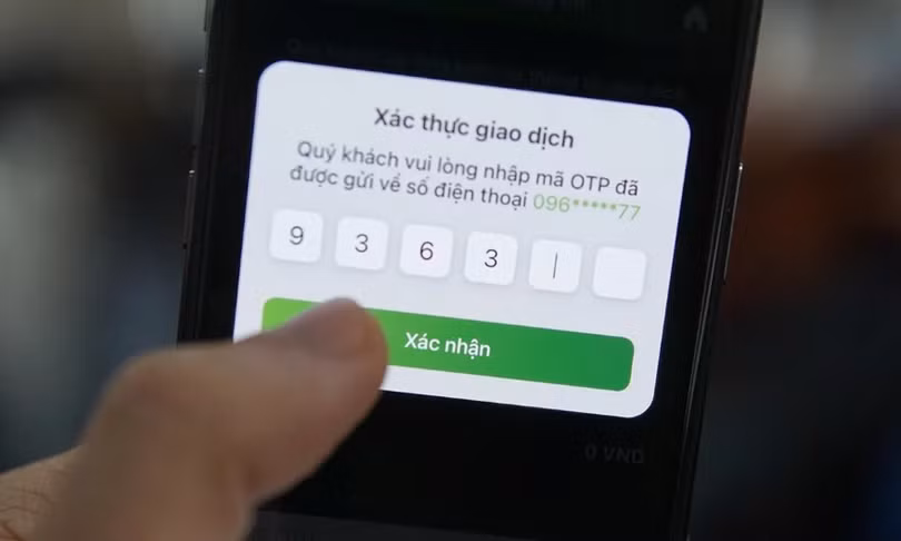 Đang gia tăng tình trạng lừa đảo chiếm đoạt mã OTP