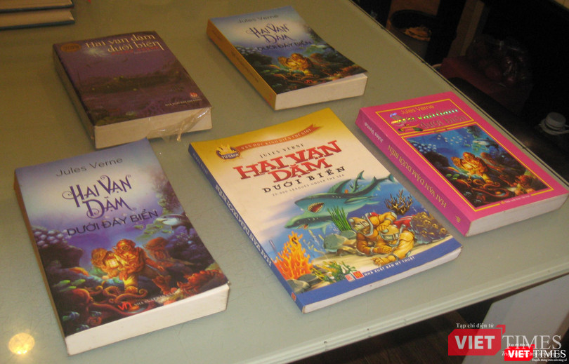 "Hai vạn dặm dưới biển" đã được tái bản ở Việt Nam hơn 100 lần "Hai vạn dặm dưới biển" đã được tái bản ở Việt Nam hơn 100 lần