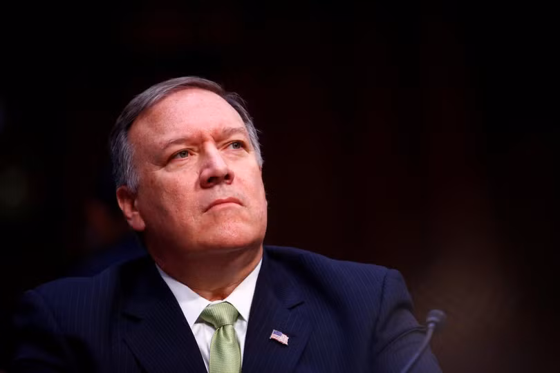 Ngoại trưởng Mỹ Mike Pompeo mâu thuẫn khi nói về nguồn gốc virus corona chủng mới (Ảnh: Reuters)
