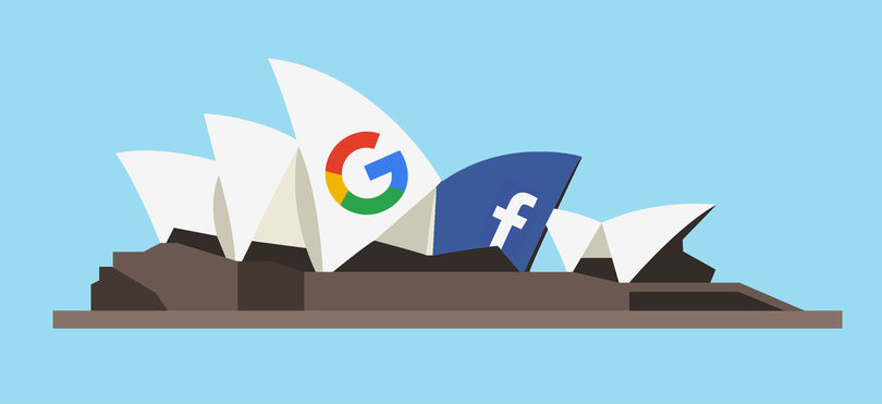 Chính phủ Australia tuyên chiến với Facebook và Google (ảnh: Niemanlab)