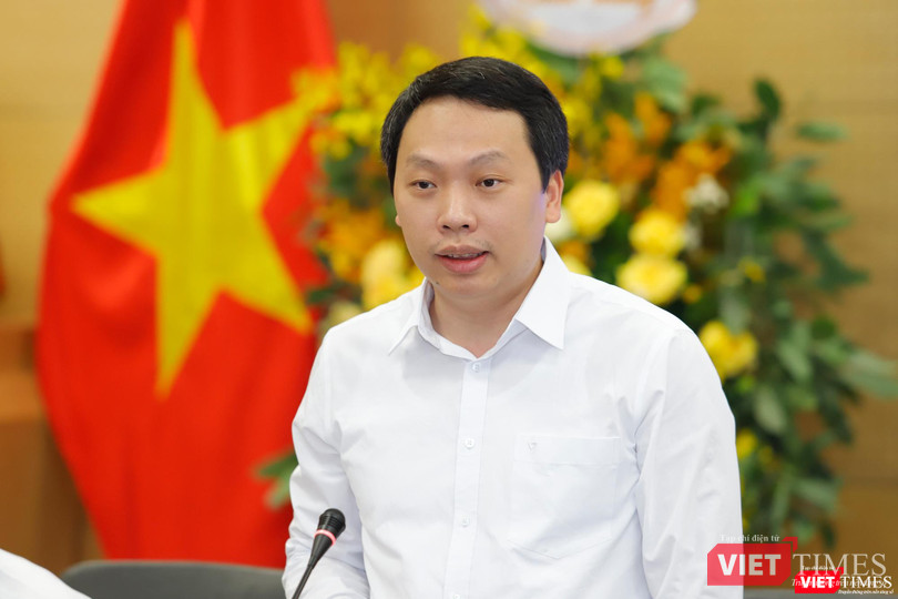 Thứ trưởng Bộ Thông tin và Truyền thông Nguyễn Huy Dũng phát biểu tại sự kiện