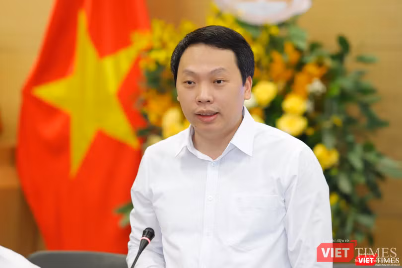 Thứ trưởng Bộ Thông tin và Truyền thông Nguyễn Huy Dũng phát biểu tại sự kiện