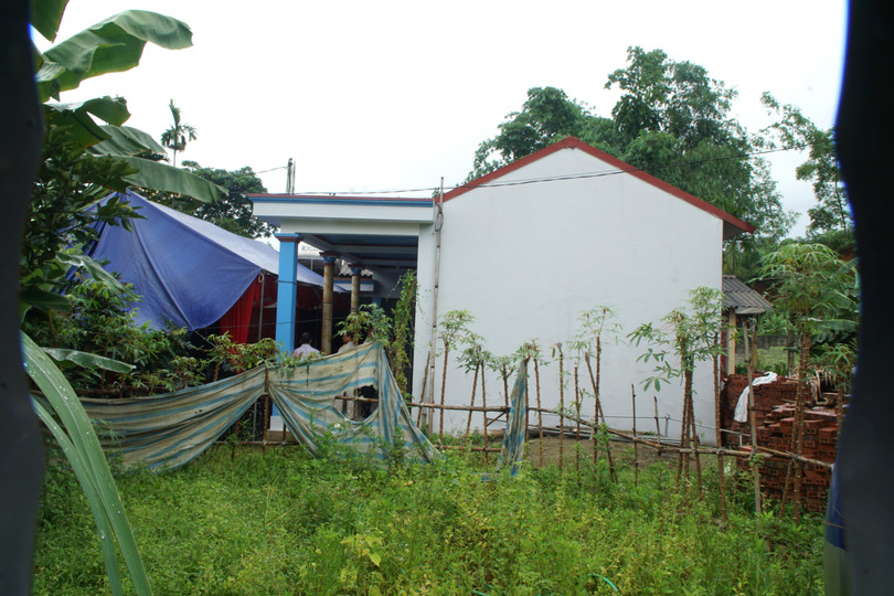 Ngôi nhà của cựu chiến binh Nguyễn Kim Thoa sau khi hoàn thành