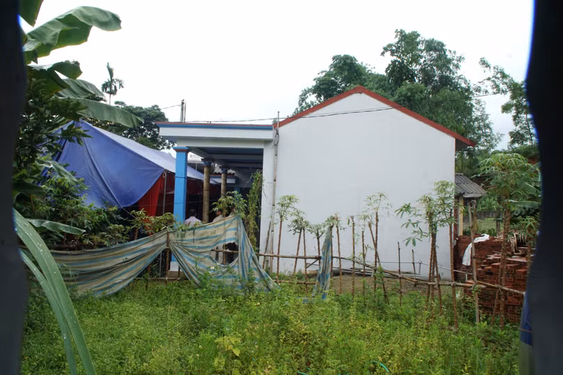 Ngôi nhà của cựu chiến binh Nguyễn Kim Thoa sau khi hoàn thành Ngôi nhà của cựu chiến binh Nguyễn Kim Thoa sau khi hoàn thành