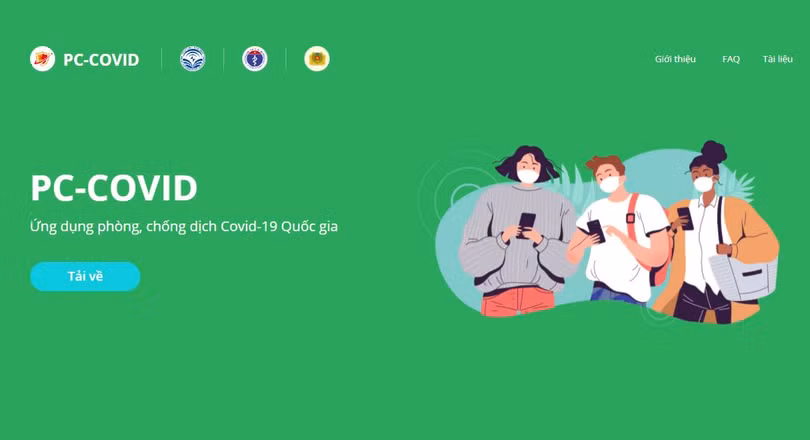 Website thông tin ứng dụng PC-Covid
