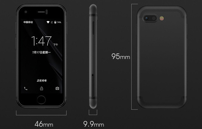 Chiêm ngưỡng điện thoại “bé hạt tiêu” nhái iPhone 7 Plus ảnh 1