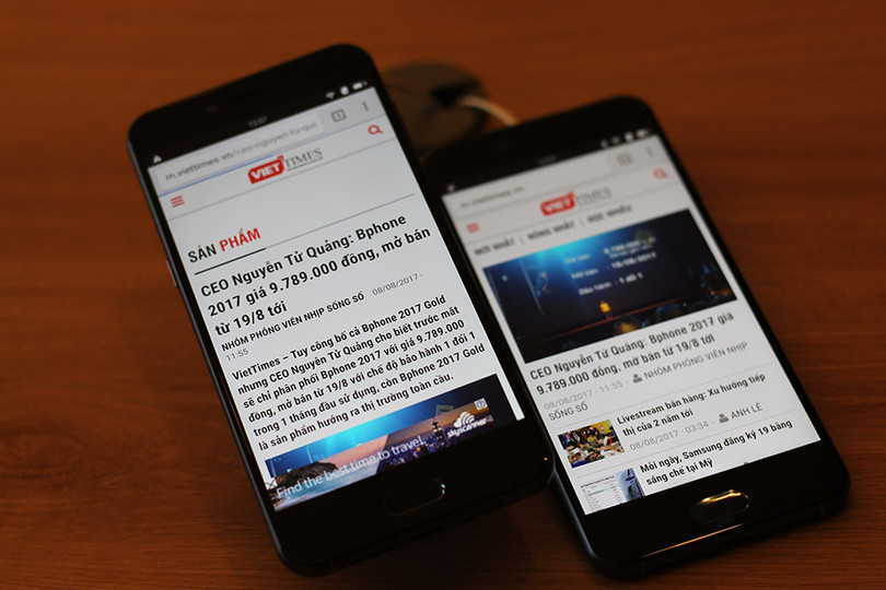 Video trên tay và ảnh thực tế Bphone 2017 ảnh 14