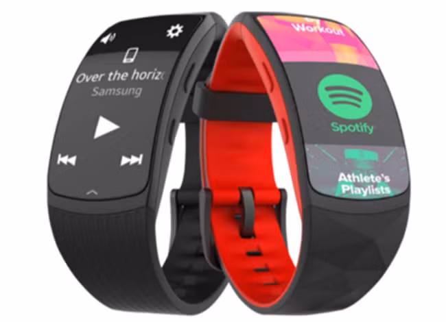 ảnh dựng Gear Fit 2 Pro (nguồn: Phone Arena)