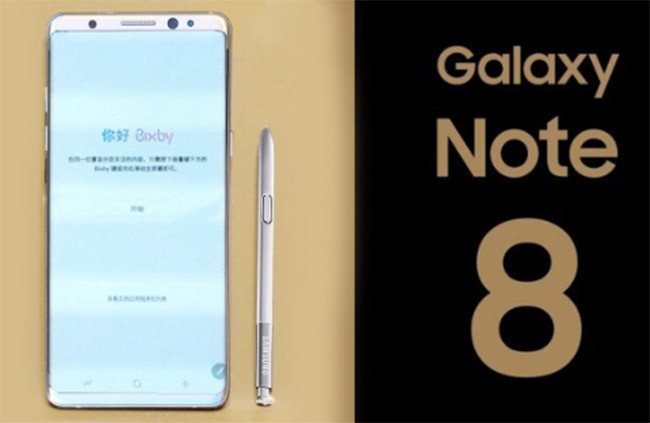 Cảm biến vân tay trong màn hình Note 8 gây mất cân bằng độ sáng ảnh 1