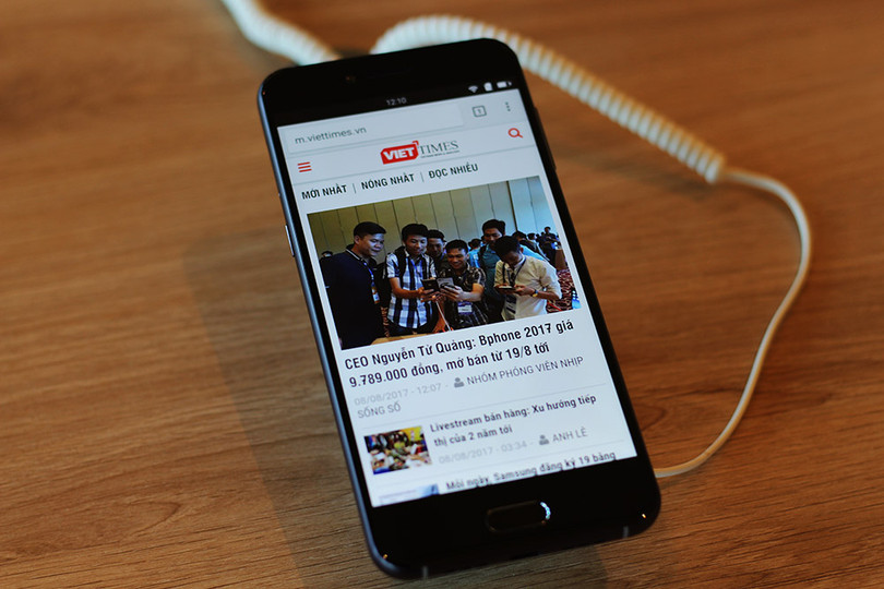 Video trên tay và ảnh thực tế Bphone 2017 ảnh 11