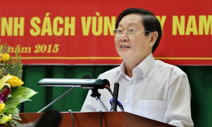 Bộ trưởng Bộ Nội vụ Lê Vĩnh Tâm - (Nguồn Internet)