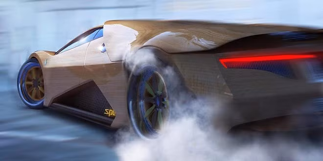 "Siêu" xe bằng gỗ Splinter