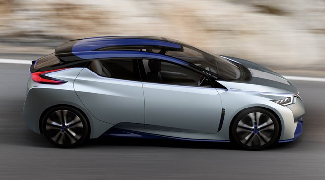 Nissan Leaf 2.0 có thiết kế đẹp hơn thế hệ hiện tại.