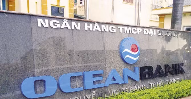 Oceanbank là một trong những ngân hàng được mua lại với giá 0 đồng