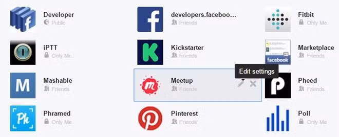 Bước cuối cùng trong khâu kiểm tra bảo mật xem xét “độ mở” của các ứng dụng kết nối với Facebook.