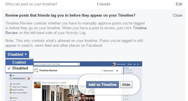 Nếu không muốn bị tag vô tội vạ bởi người lạ, người dùng có thể kích hoạt chế độ kiểm soát mọi yêu cầu gắn thẻ trước khi bài viết xuất hiện trên dòng thời gian cá nhân cũng như News Feed của bạn bè. Nếu không muốn bị tag vô tội vạ bởi người lạ, người dùng có thể kích hoạt chế độ kiểm soát mọi yêu cầu gắn thẻ trước khi bài viết xuất hiện trên dòng thời gian cá nhân cũng như News Feed của bạn bè.