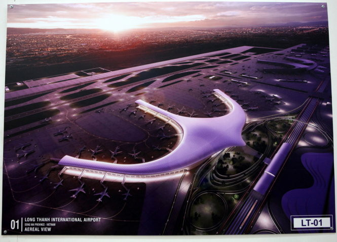 Phương án thiết kế LT 01 lấy hình tượng chim sẻ đưa vào toàn bộ phần mái nhà ga hành khách