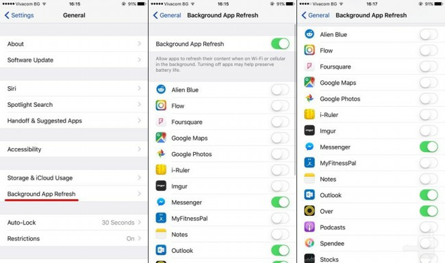10 độc chiêu cải thiện thời lượng pin cho iPhone 7/7 Plus ảnh 2 10 độc chiêu cải thiện thời lượng pin cho iPhone 7/7 Plus ảnh 2