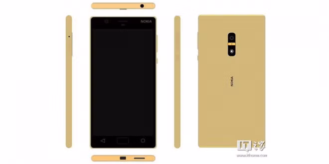 Hình ảnh được cho là bản mẫu của smartphone Android từ Nokia.