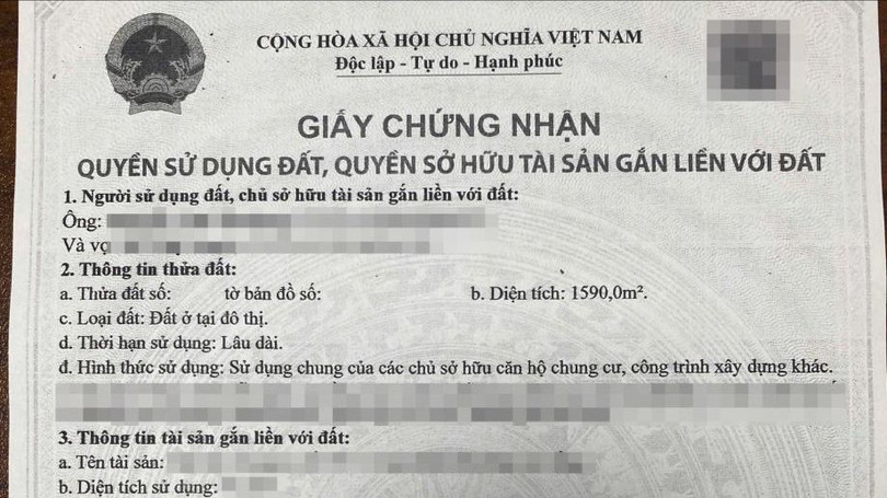 Bản sao sổ đỏ