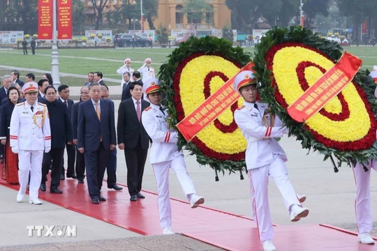 Lãnh đạo Đảng, Nhà nước viếng Chủ tịch Hồ Chí Minh