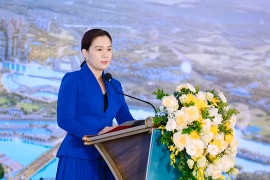 Bà Nguyễn Thu Hằng - Tổng giám đốc Vinhomes. 