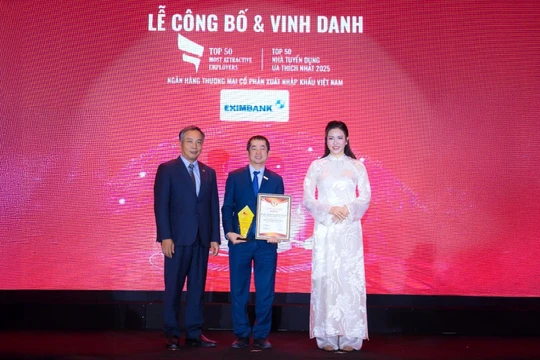 Eximbank được vinh danh Top nhà tuyển dụng và môi trường làm việc tốt nhất