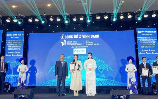 Nhiều doanh nghiệp lớn ngành vật liệu xây dựng được vinh danh Top 10 Nơi làm việc tốt nhất Việt Nam
