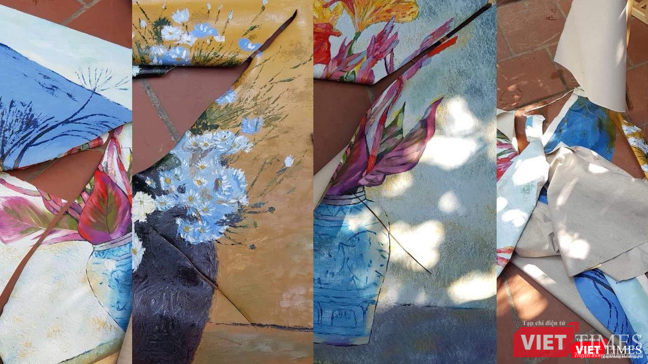 Bằng chứng đã phá bỏ các bức vẽ bị vi phạm bản quyền của cơ sở trang trí nội thất cung cấp cho họa sĩ Đặng Tiến và mong được tha lỗi Bằng chứng đã phá bỏ các bức vẽ bị vi phạm bản quyền của cơ sở trang trí nội thất cung cấp cho họa sĩ Đặng Tiến và mong được tha lỗi