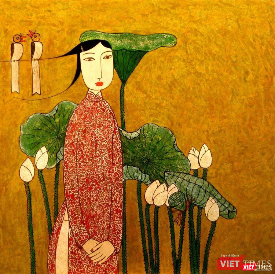 Tranh nguyên gốc của họa sĩ Bùi Trọng Dư